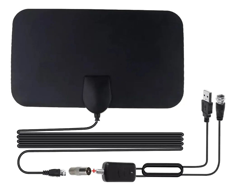 Miniatura: Antena Digital 4k Interna Hdtv Uhf Vhf Amplificador Sinal