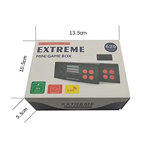 Miniatura: MINI GAME BOX 1 Controle 8 BIT EXTREME WIRELESS 620 JOGOS