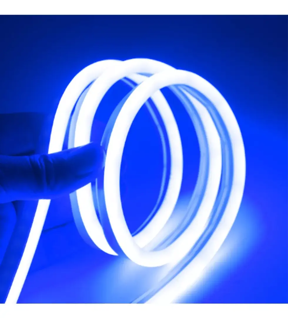 Fita LED Neon IP 67 Flex  5 metros impermeável  12V para Carro, Van,Caminhão