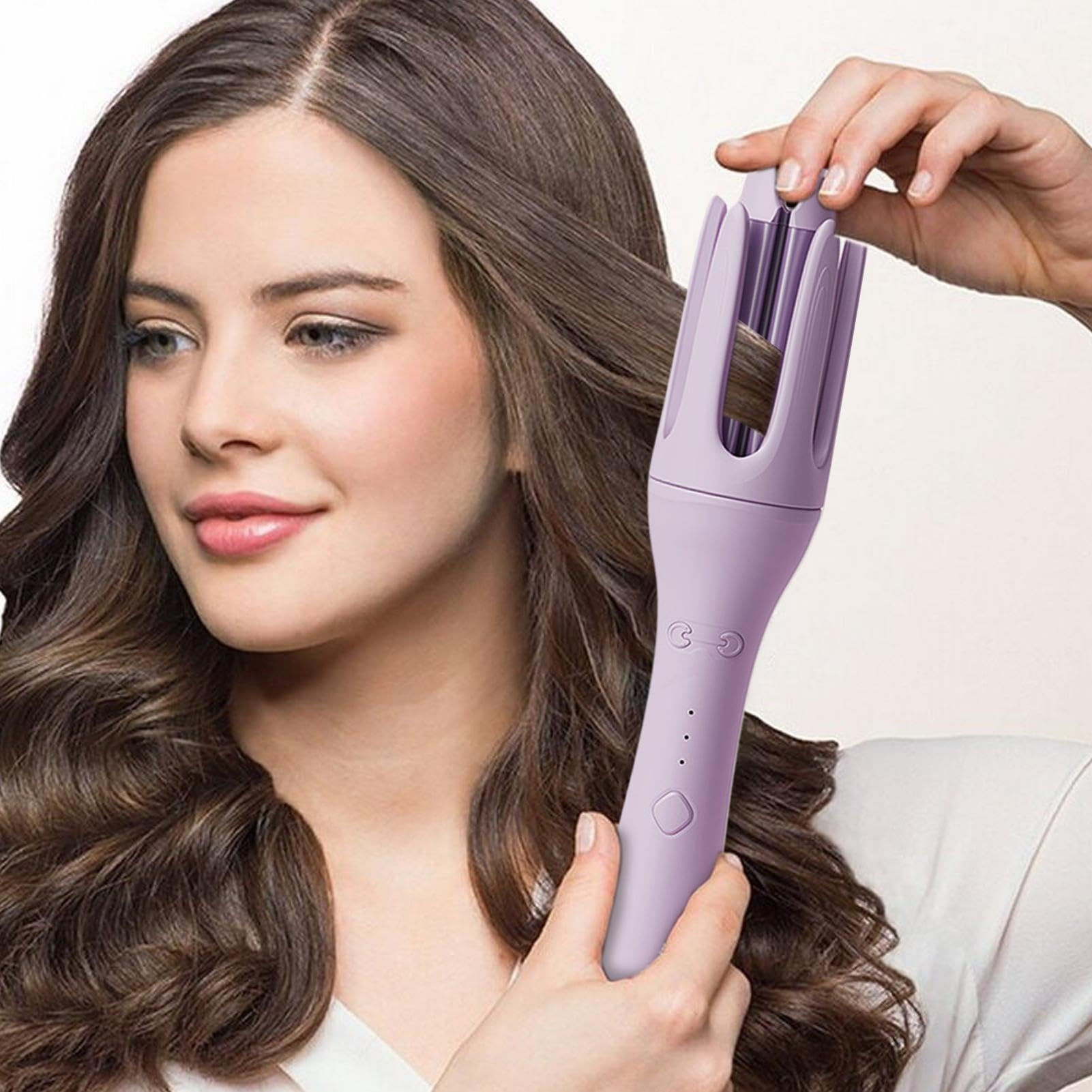 Modelador De Cachos Automático Hair Curler Ajuste Temperatura Bivolt