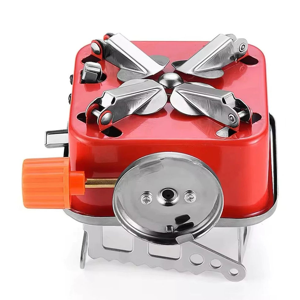 Miniatura: Fogareiro Á Gás Portátil Camping e Viagem 1 Boca Inox Automático