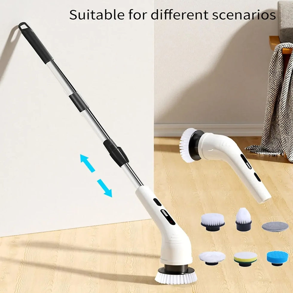 Miniatura: Escova De Limpeza Elétrica, Máquina De Limpeza Rotativa, Recarregavel