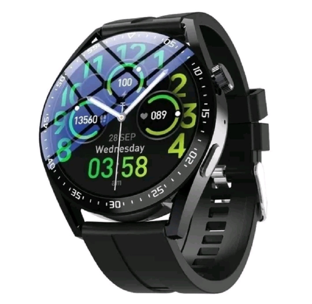 Relogio Smartwatch HW 28 Com NFC Resistente a Água Unissex Redondo Carregamento