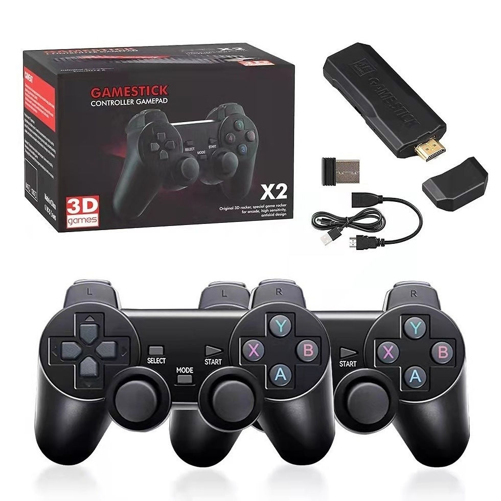 Miniatura: VideoGame Litstick   Retro X2, 64GB, 30,000 Jogos + 2 Controles Sem Fio