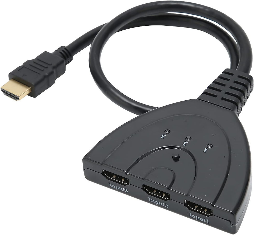 Miniatura: Seletor Switch Hdmi 4k 3 Em 1 3 Entradas Hdmi Para 1 Saida