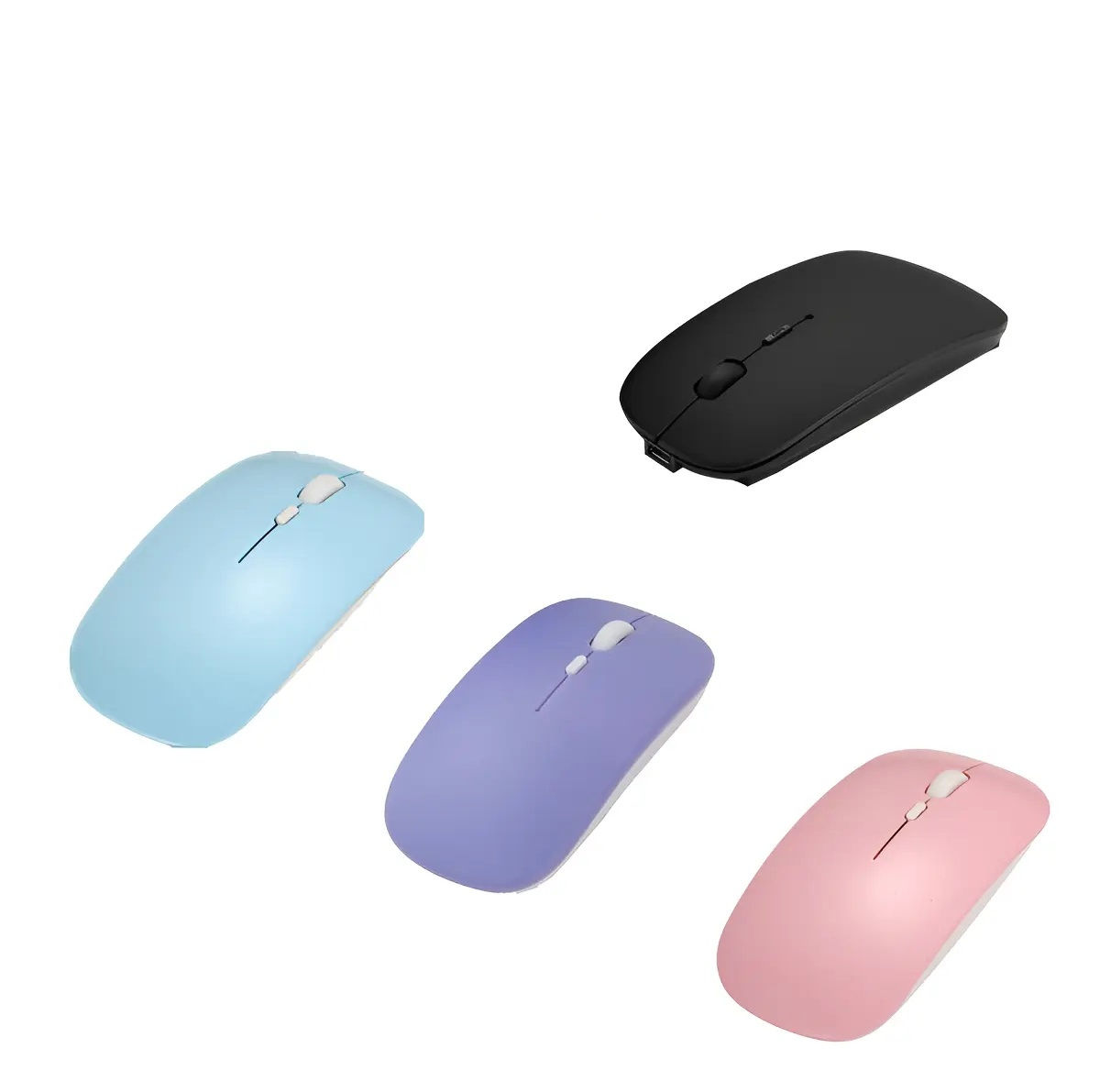 Mouse Slim Bluetooth Wireless S/fio A pilha Ergonômico