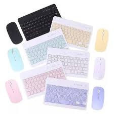 Miniatura: Kit Teclado Ultra Fino Mouse Sem Fio Bluetooth Recarregável