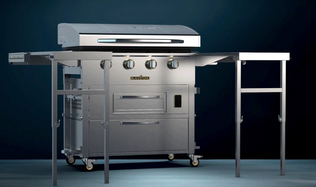 Blackstone Select Series 36" Griddle w/ Cart, Convection Oven & Side Tables