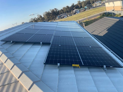 Solar System On Roof
