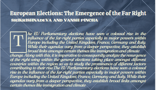 European Elections: The Emergence of the Far Right