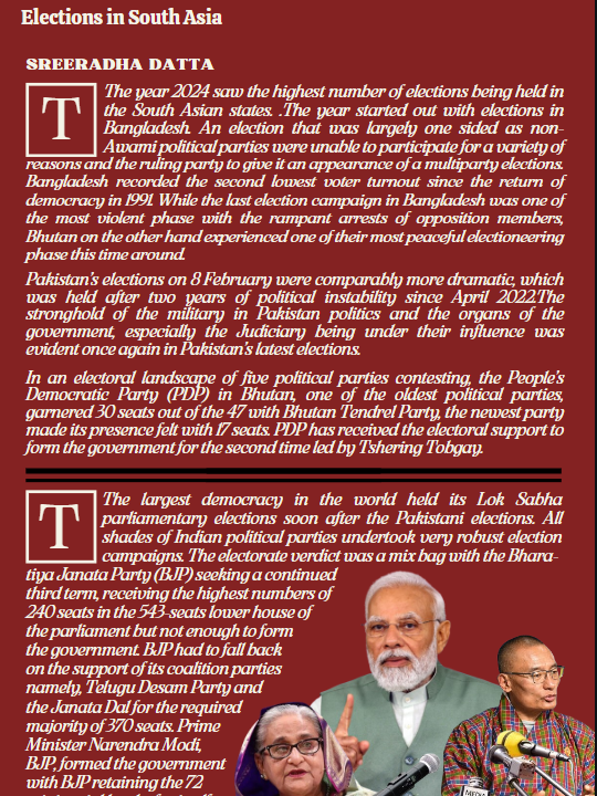 Elections in South Asia