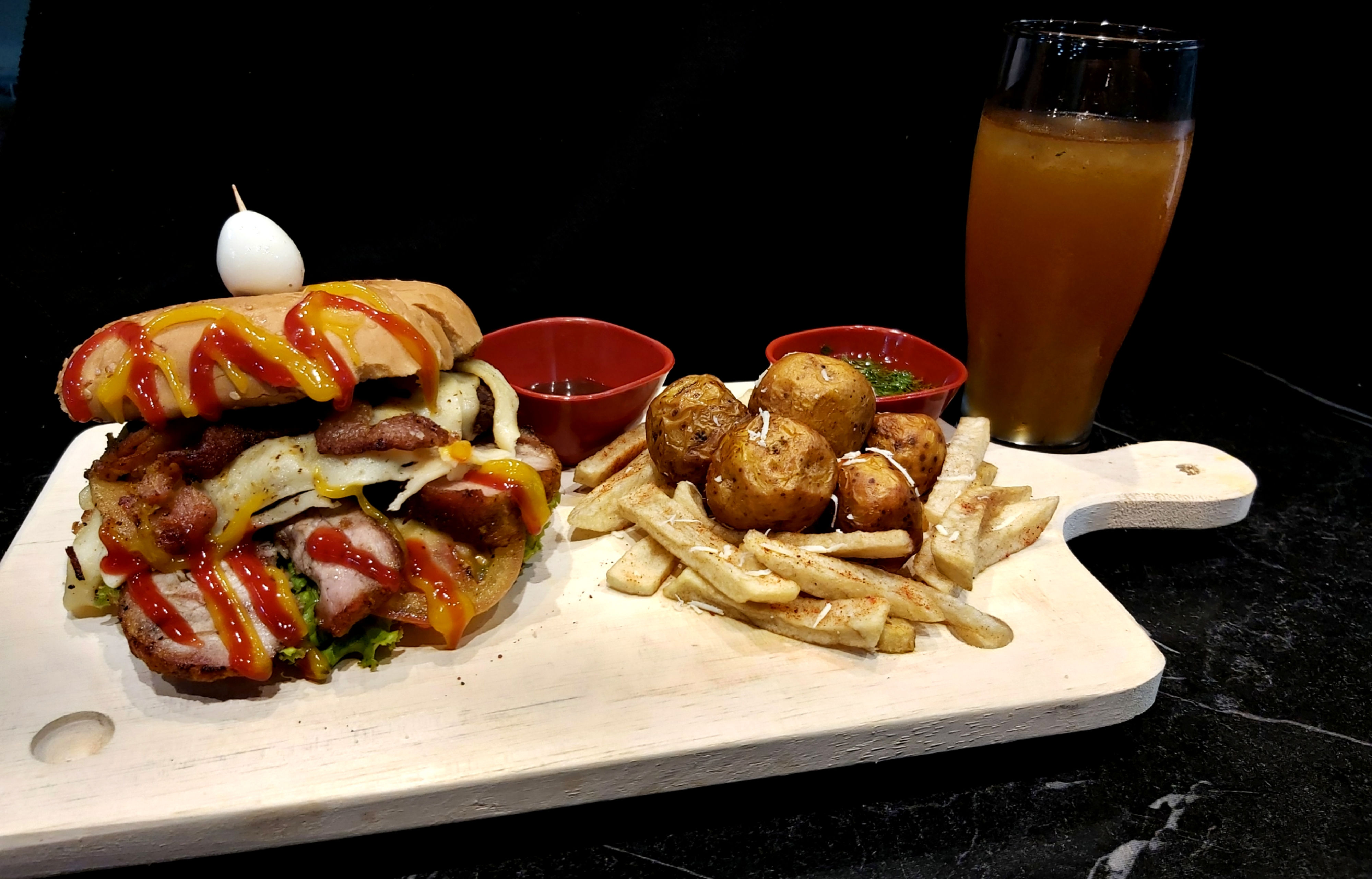 Hamburguesa a la Parrilla