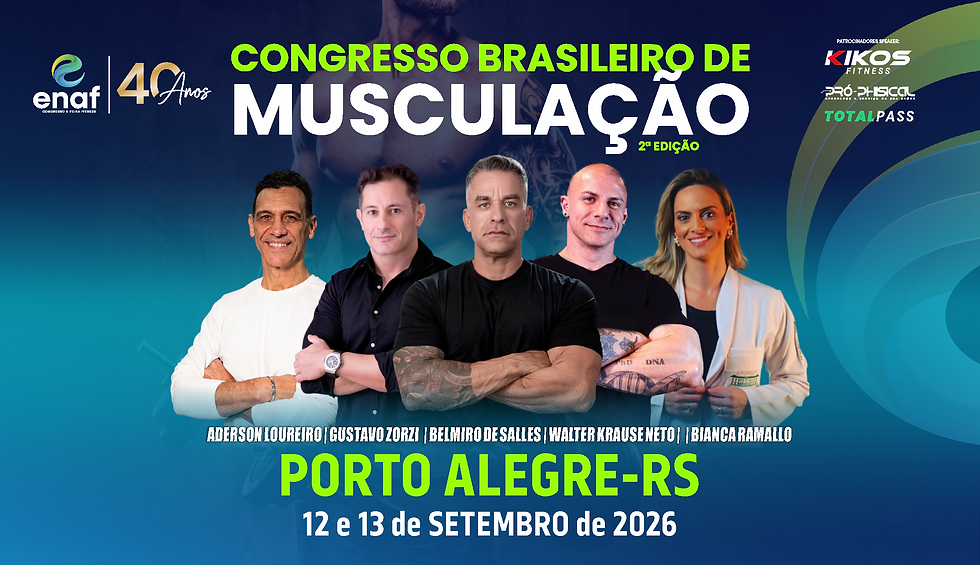 PORTO ALEGRE-RS - Congresso Brasileiro de Musculação 2026