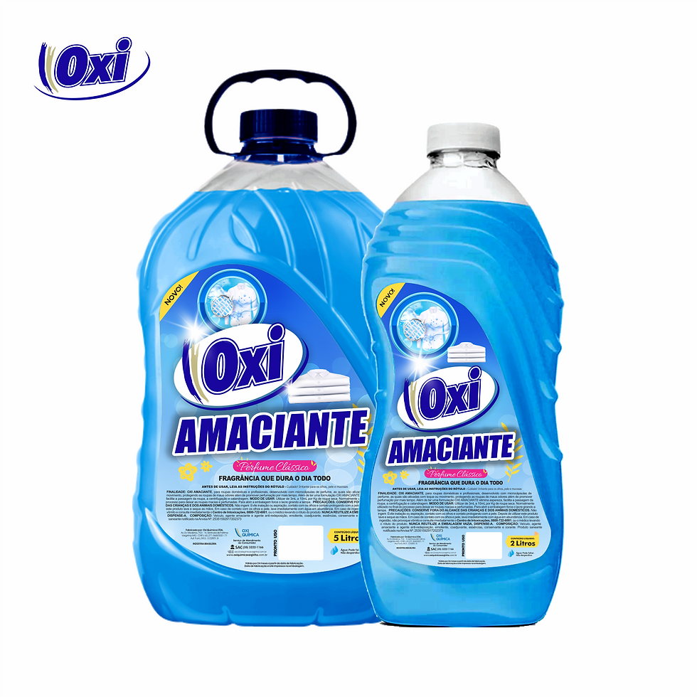 OXI AMACIANTE DE TECIDOS E ROUPAS