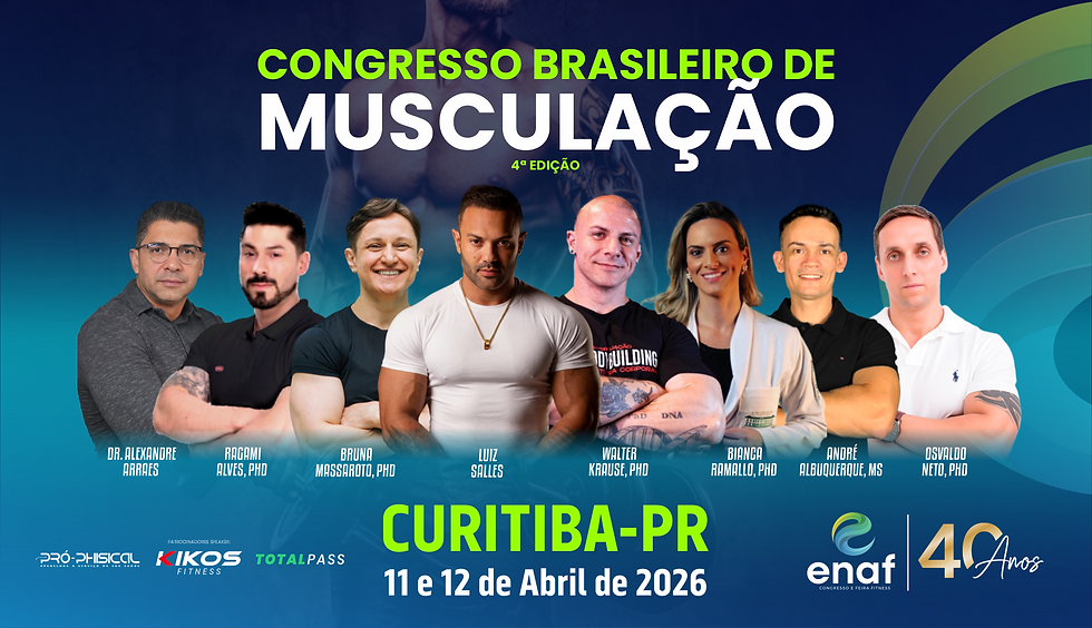 CURITIBA-PR - Congresso Brasileiro de Musculação 2026