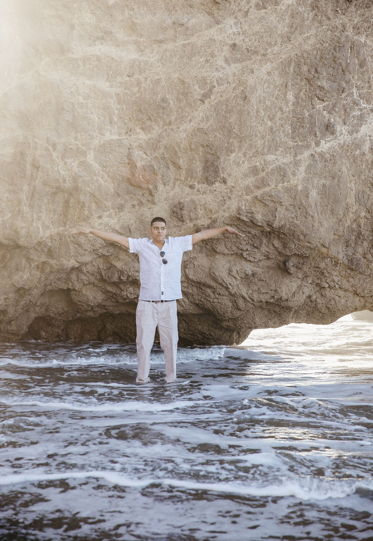 Music video still photography at El Matador Beach in Malibu California