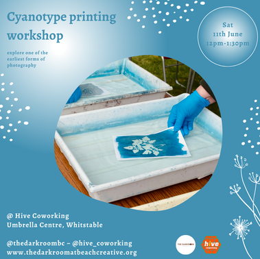 Cyanotype Printing Workshop - at Hive CoWorking Whitstable Umbrella Centre