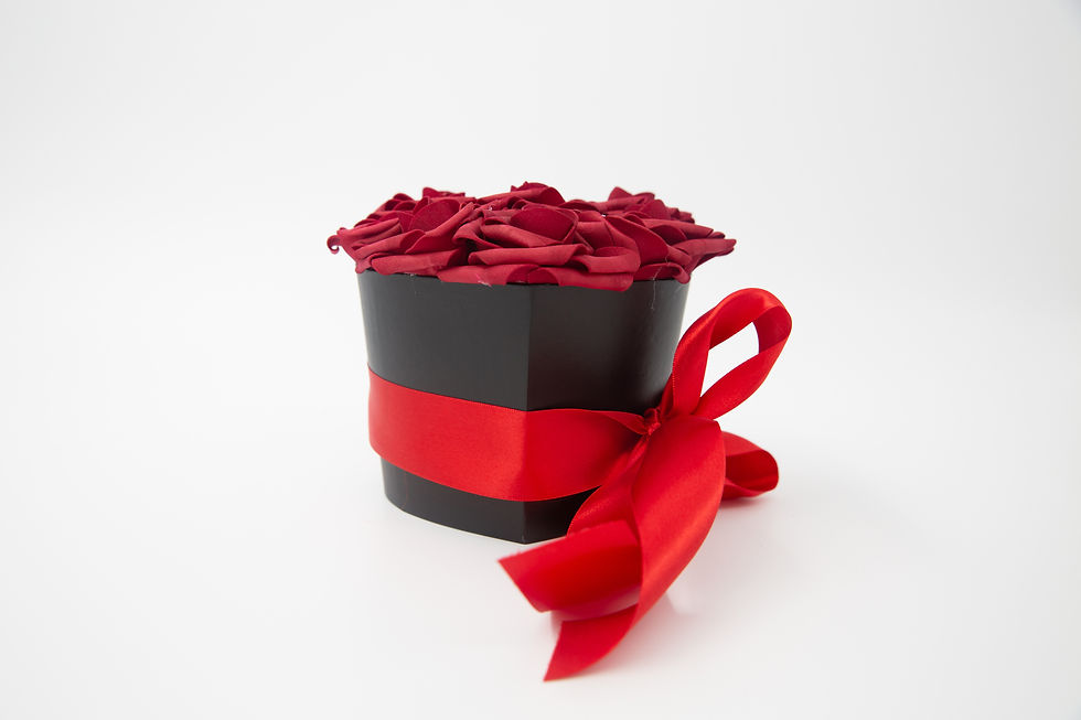 Thumbnail: Bessie Red Rose Small Flower Box