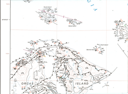 Geologic Map of Orcas and Sucia Islands
