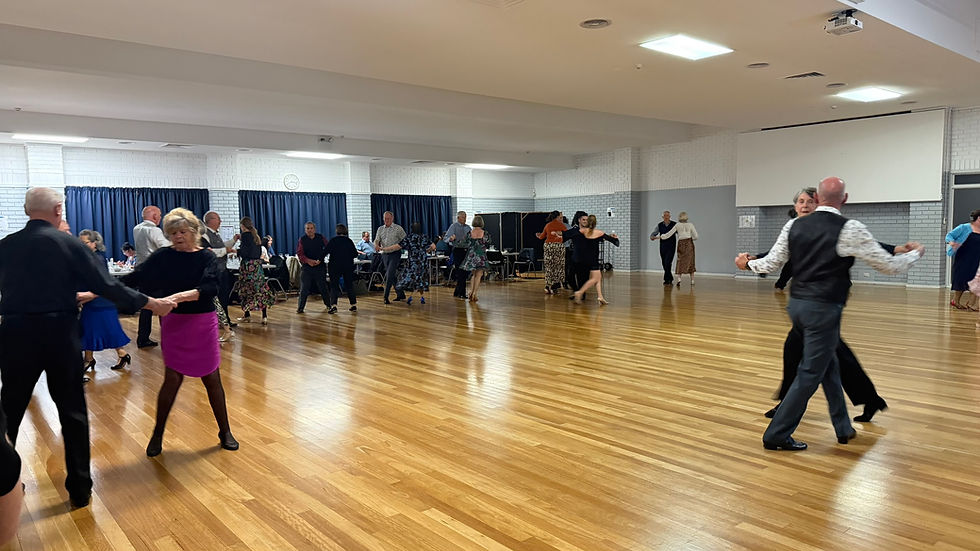 Image of dancers at Crystal Ballroom Canberra monthly Social Dance