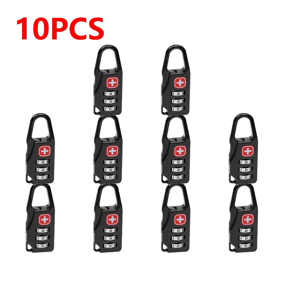 Thumbnail: Portable 3-Digit Combination Padlock