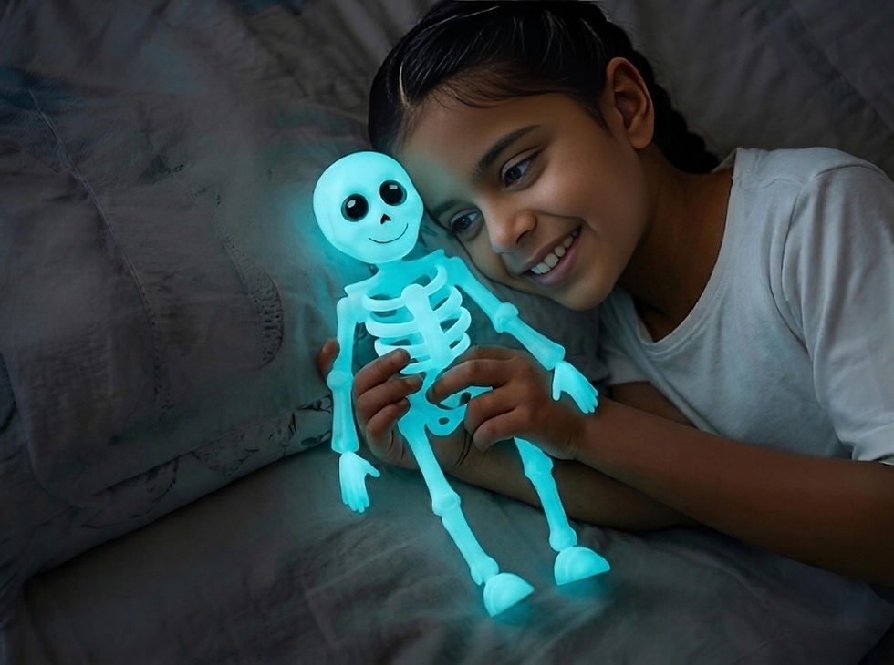 Why Does Bones Glow in the Dark?