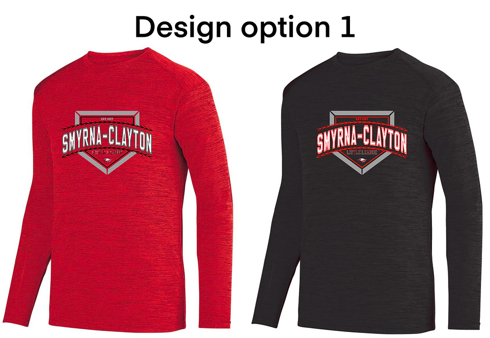 Smyrna Clayton Little League Performance Long Sleeve D Sacs Vinyl Creatio