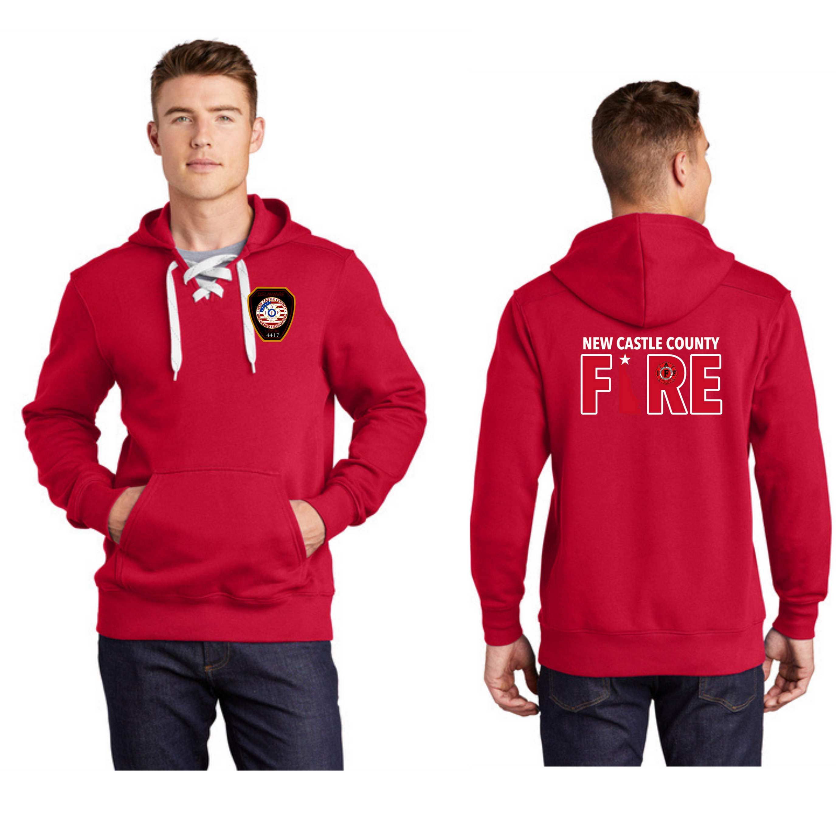 Hockey Hoodie Screen Printed