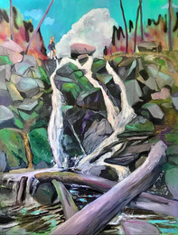 "The waterfall at Döndalen"