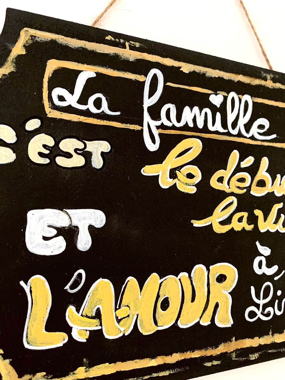 Miniature : Plaque déco bois