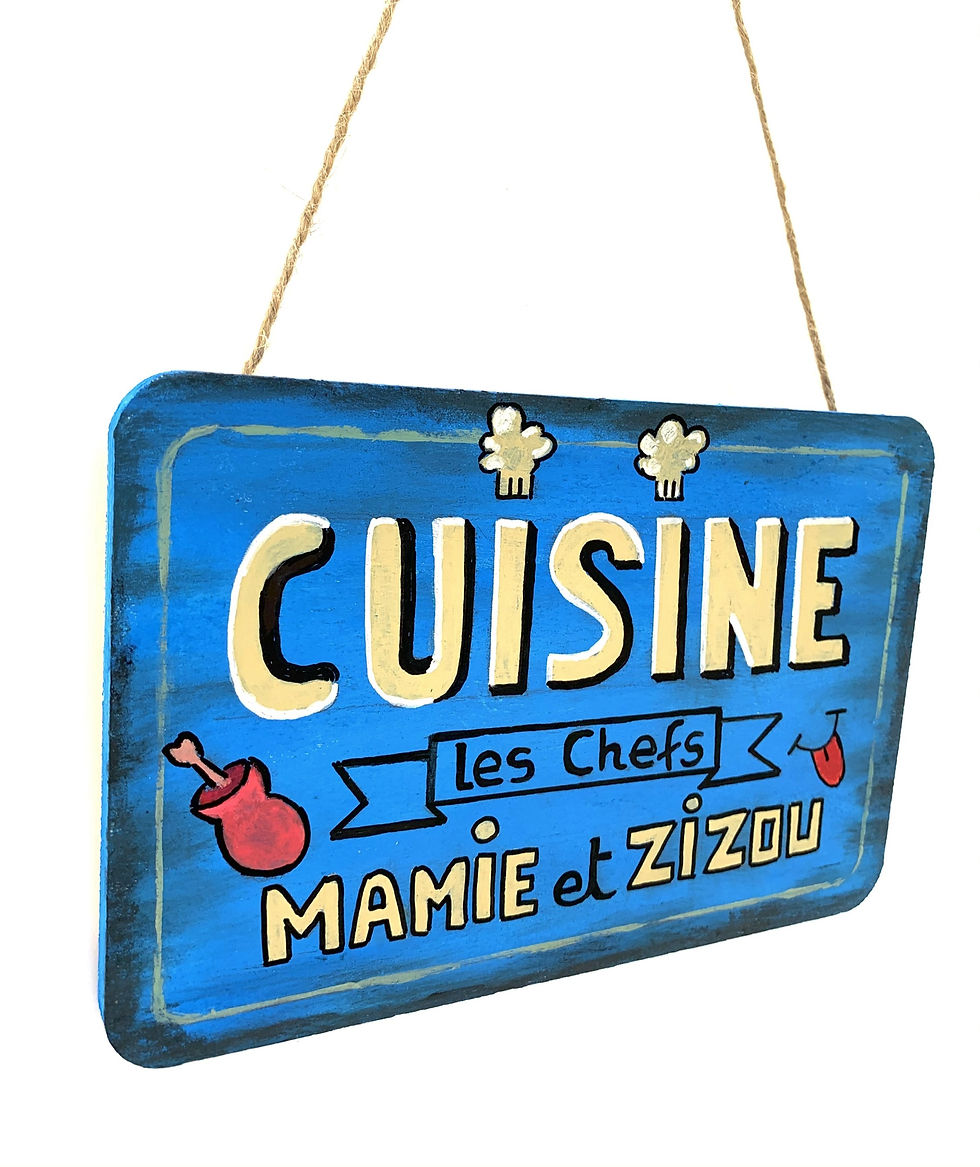 Miniature : Plaque déco bois à Personnaliser