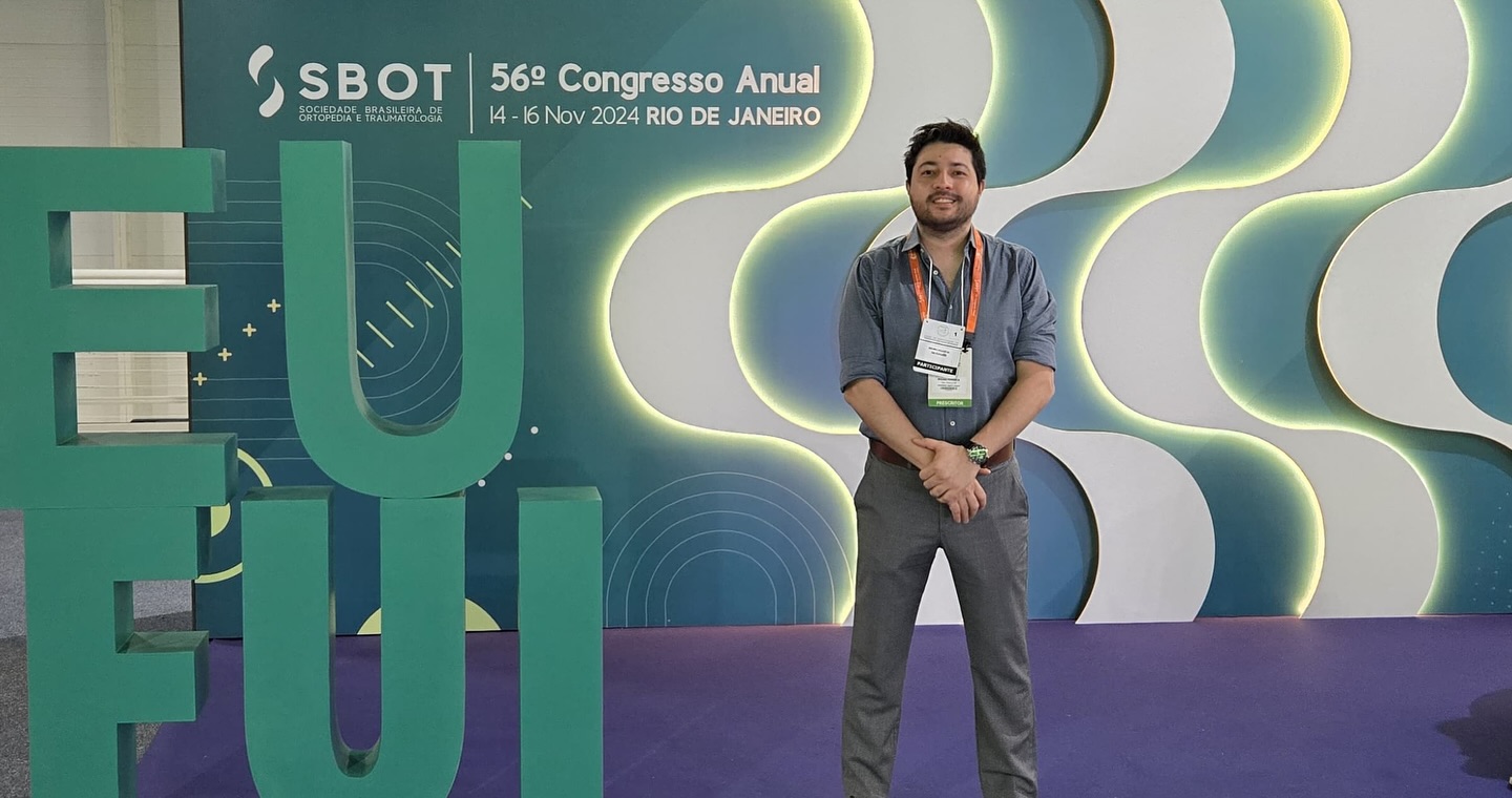 Ortopedista no 56º Congresso Anual da SBOT, Rio de Janeiro.