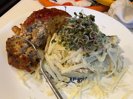 Wildflower Truffle Mushroom & Tofu Meatloaf 🌿🍄