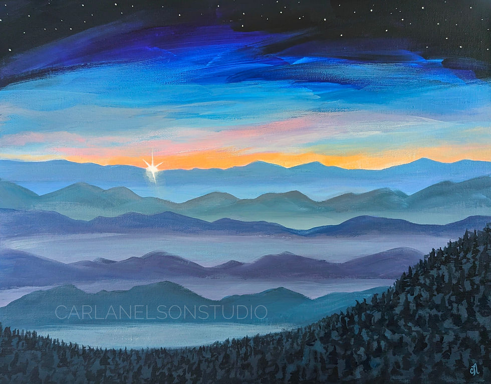 Smoky Mountains Sunset