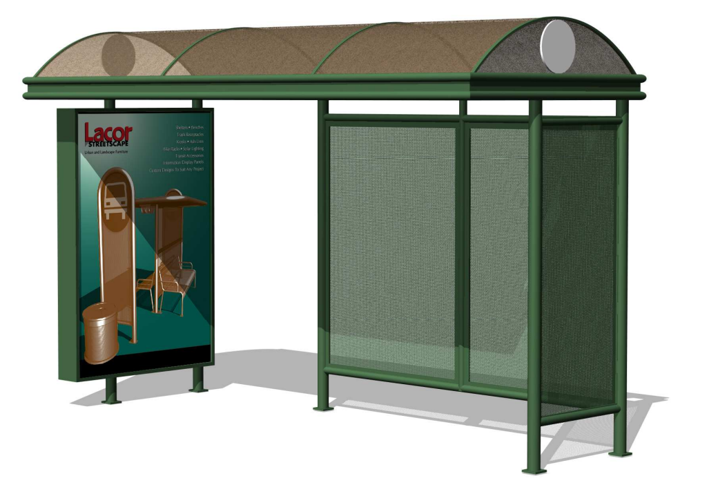 Horizon 13' Shelter with 2-Sided Kiosk - HZ13AD2