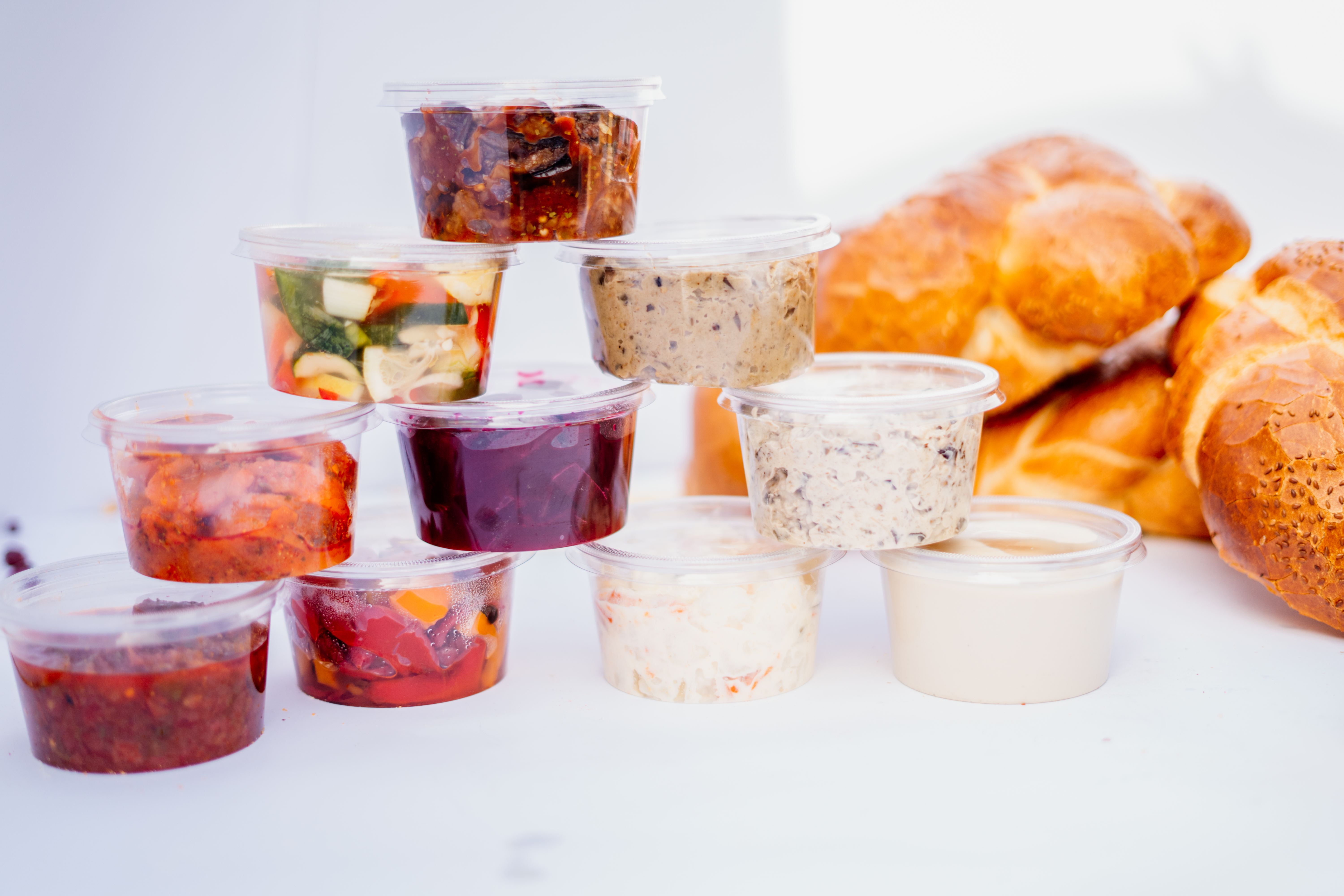 Arranged Food and Objects