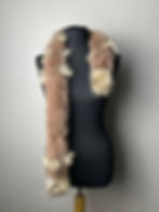 brown kahverengi yaka arjante tilki kürk kurk fur luxury fox fashion winter racoon rakun outfit tesettür atki boyunluk atkı