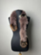 brown kahverengi yaka arjante tilki kürk kurk fur luxury fox fashion winter argentina outfit tesettür atki boyunluk atkı