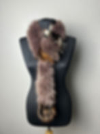 brown kahverengi yaka arjante tilki kürk kurk fur luxury fox fashion winter argentina outfit tesettür atki boyunluk atkı