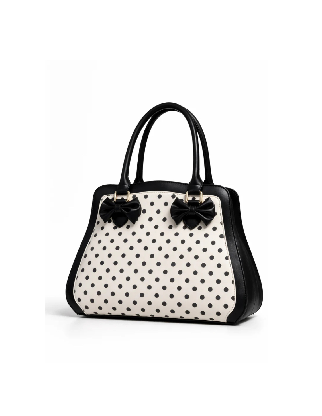 Sac Vivianne Cream polka dot