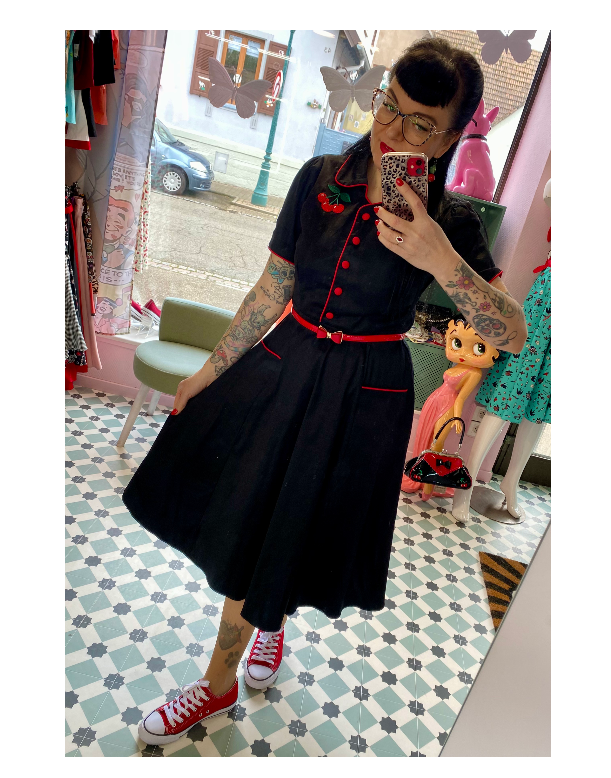 Robe swing Penelope 2 Black Cherry