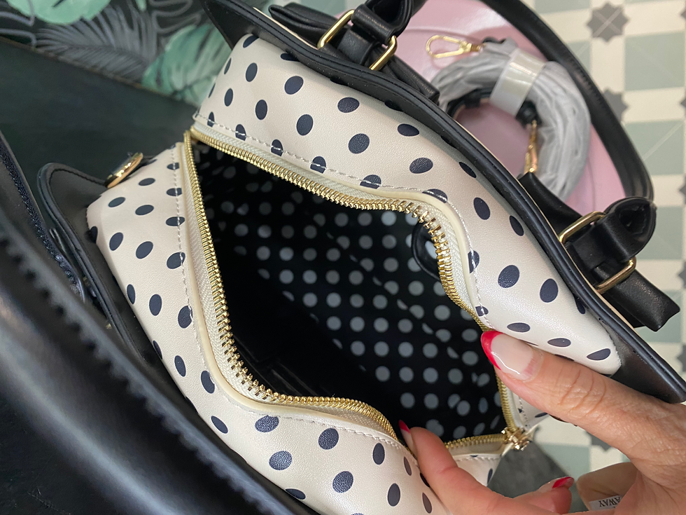 Miniature : Sac Vivianne Cream polka dot