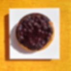 Financier noisette & compotée de myrtilles