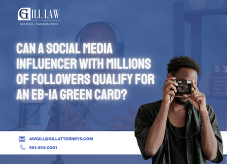 EB-1a visa for influencers
