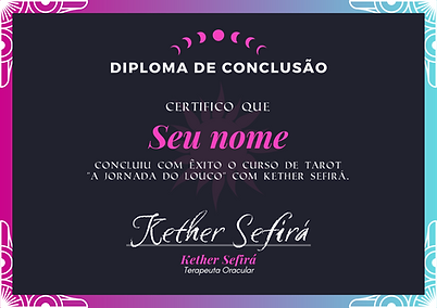 Certificado Curso Kether