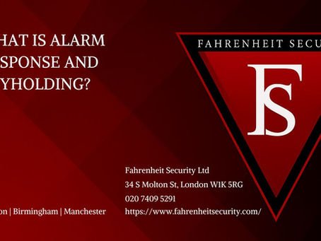what is alarm response and keyholding?