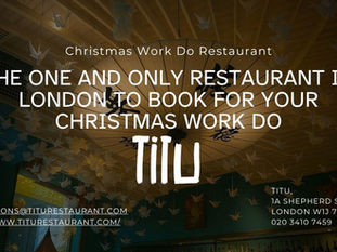 The One and Only Restaurant in London to Book for Your Christmas Work Do