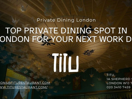 Top Private Dining Spot in London for Your Next Work Do