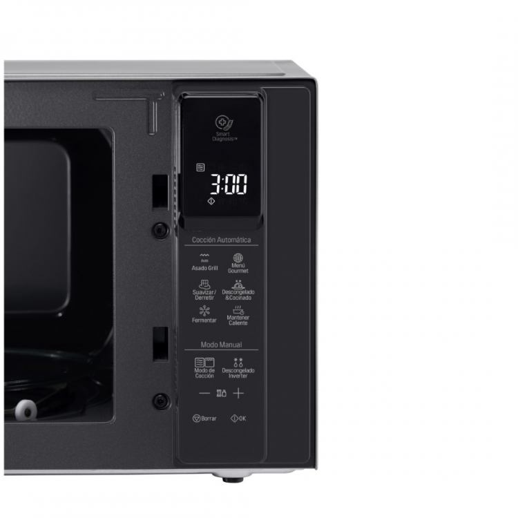 Miniatura: MICROONDAS LG 42 LTS INVERTER GRIL - NEGRO ESPEJADO MH8298DIR
