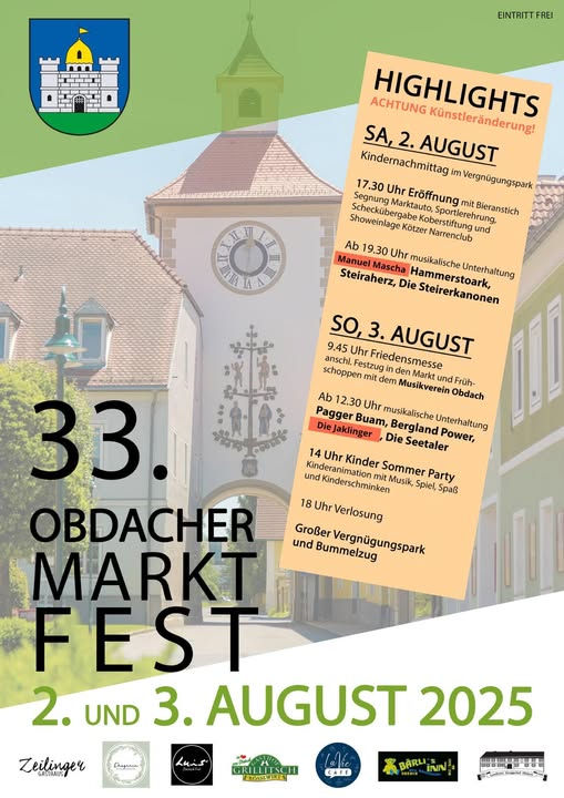 33. Obdacher Marktfest